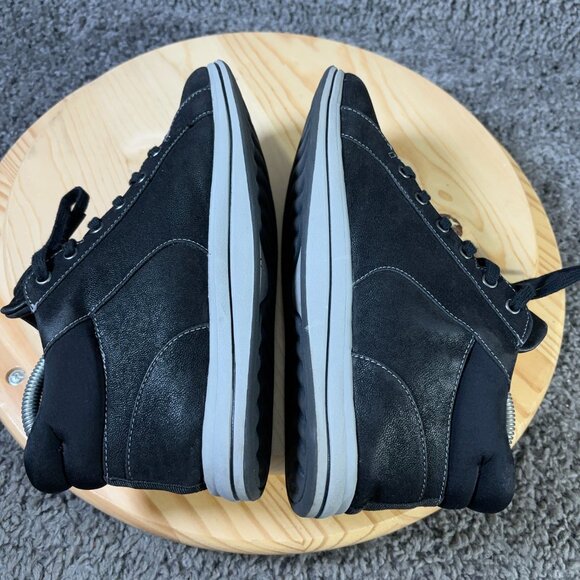 Clarks Cloudsteppers Breeze Glide Boots Womens Size 8 Black Nubuck Leather - Picture 5 of 8